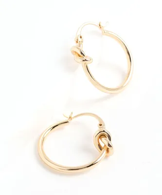 Knotted Hoop Earring