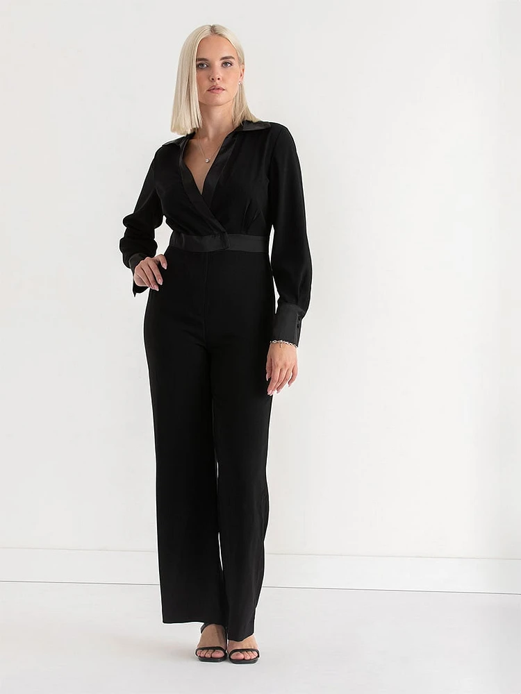 Crepette Wide Leg Jumpsuit