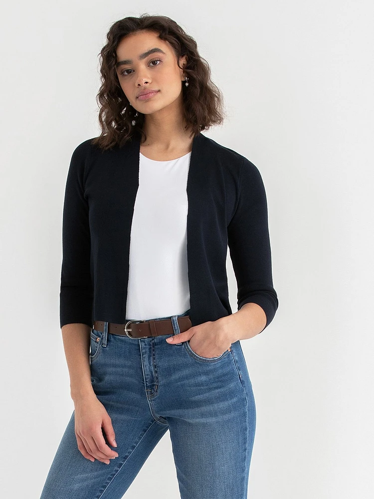 3/4 Sleeve Bolero Sweater