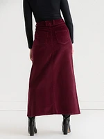 Corduroy Maxi Skirt