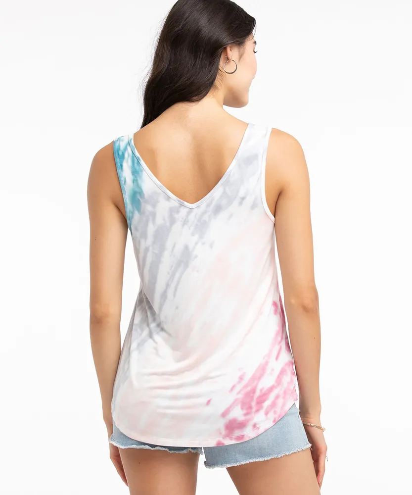 Tie-Dye Swing Tank Top