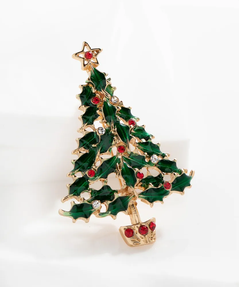 Christmas Tree Brooch