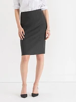 Knee Length Pencil Skirt Luxe Ponte