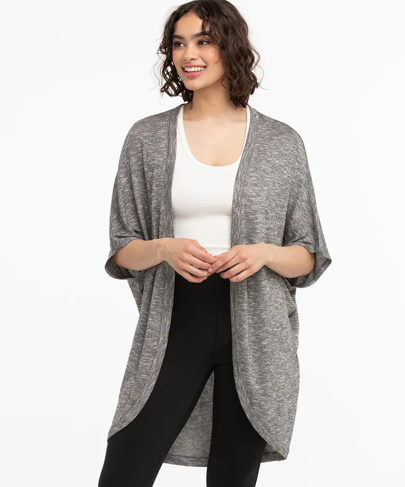 Short Sleeve Cocoon Cardigan