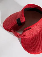 Straw Brim Visor