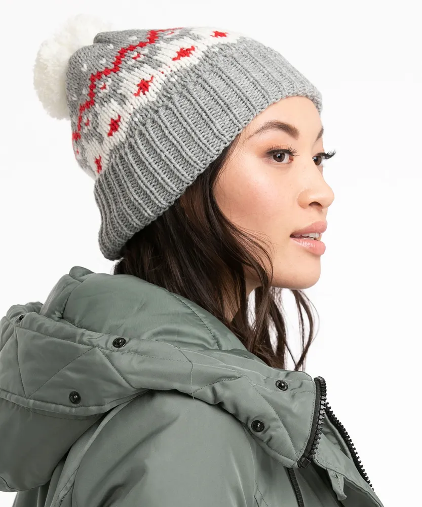 Fair Isle Pom Pom Hat