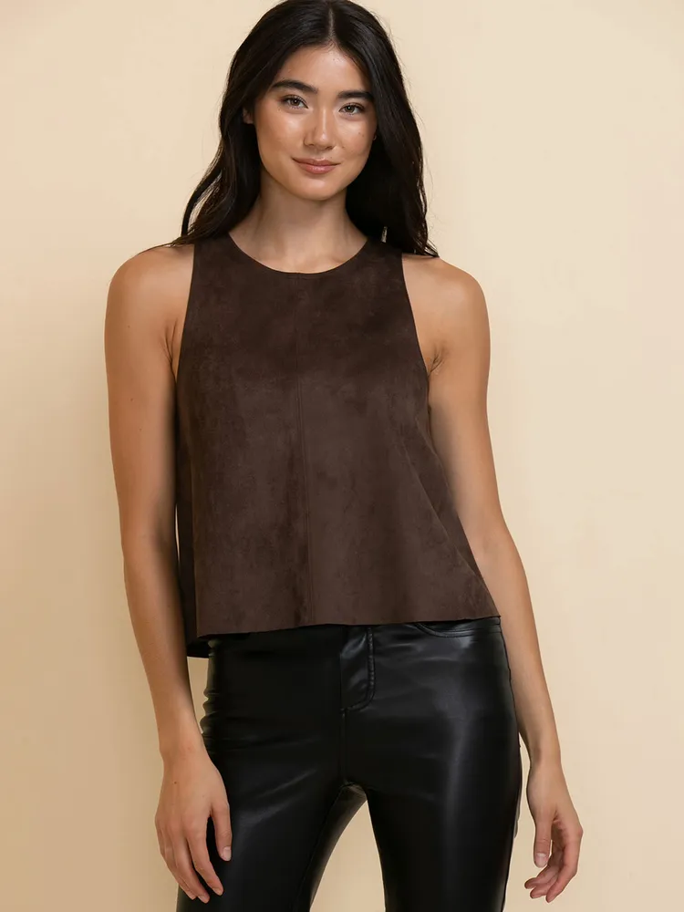 RICKI'S Faux Suede Tank Top