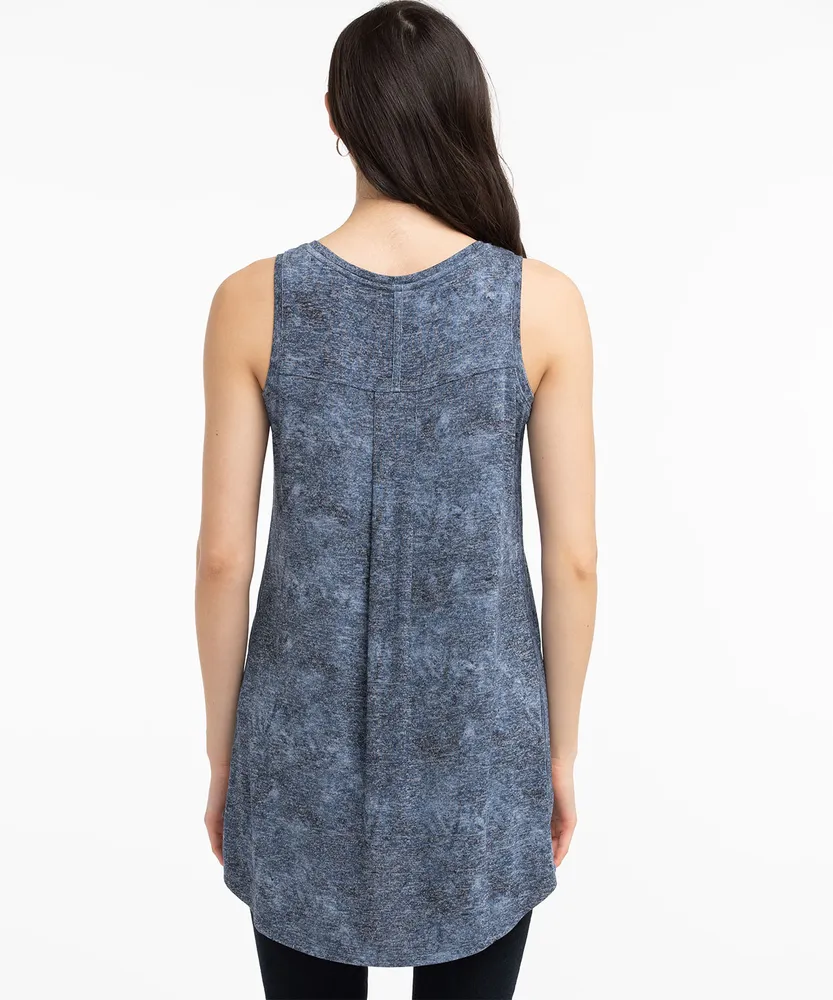 Sleeveless Hacci Tunic Top