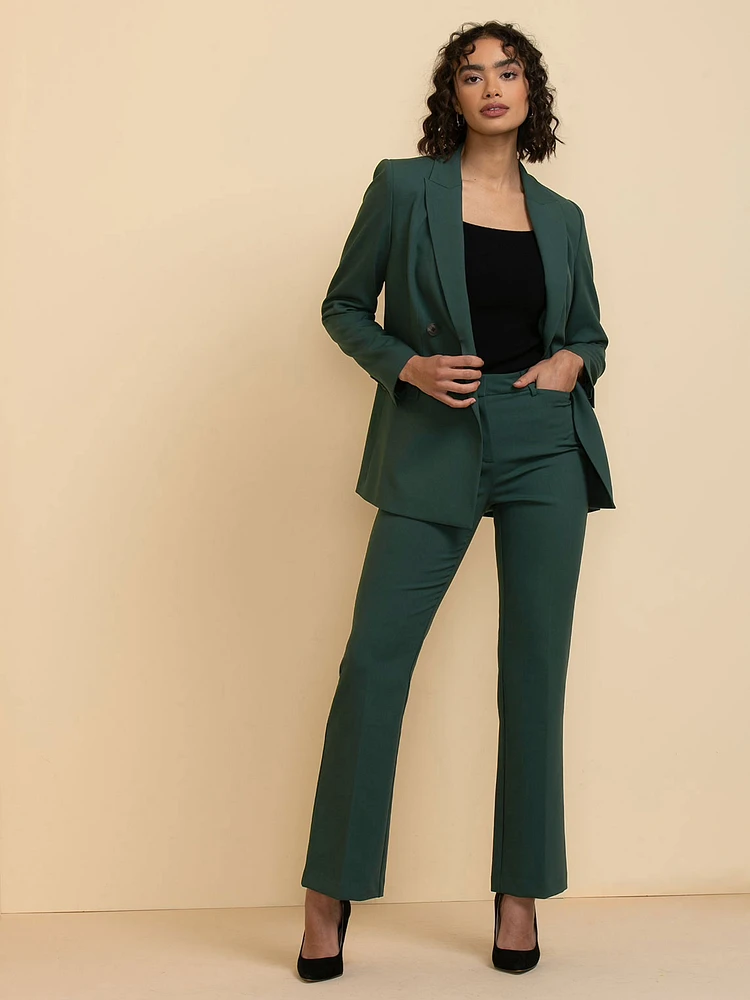 London Double Breasted Relaxed Blazer Luxe Tailored
