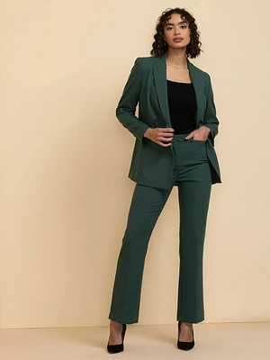 London Double Breasted Relaxed Blazer Luxe Tailored