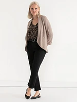 Terry Shawl Collar Cardigan