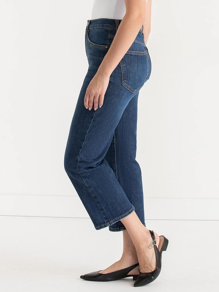 Lucy Straight Leg Cropped Jeans