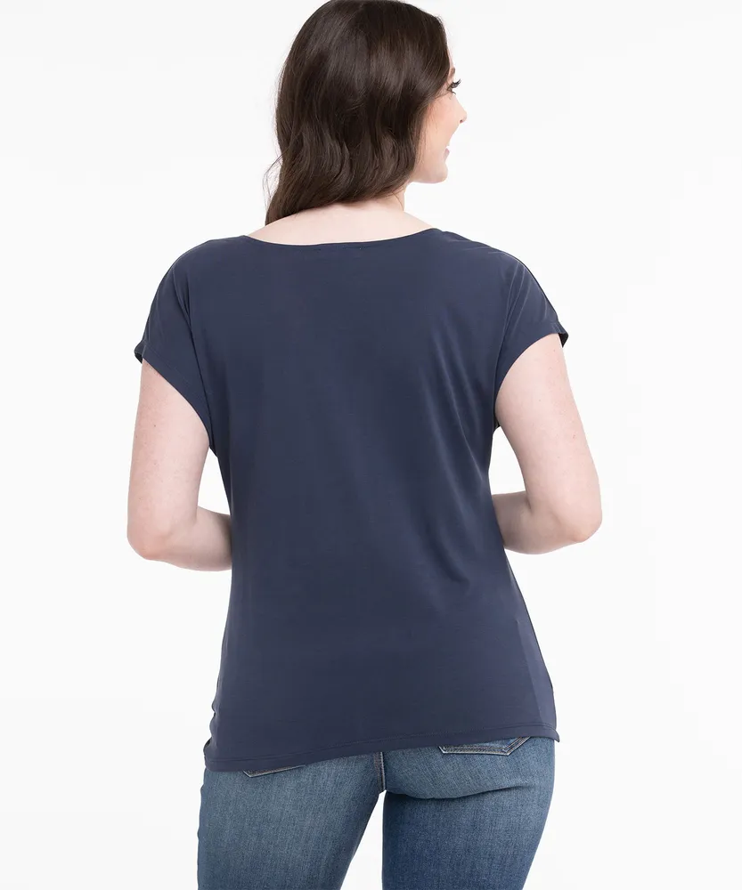 Eco-Friendly Twist Front Top