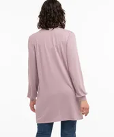 Lantern Sleeve Tunic Cardigan