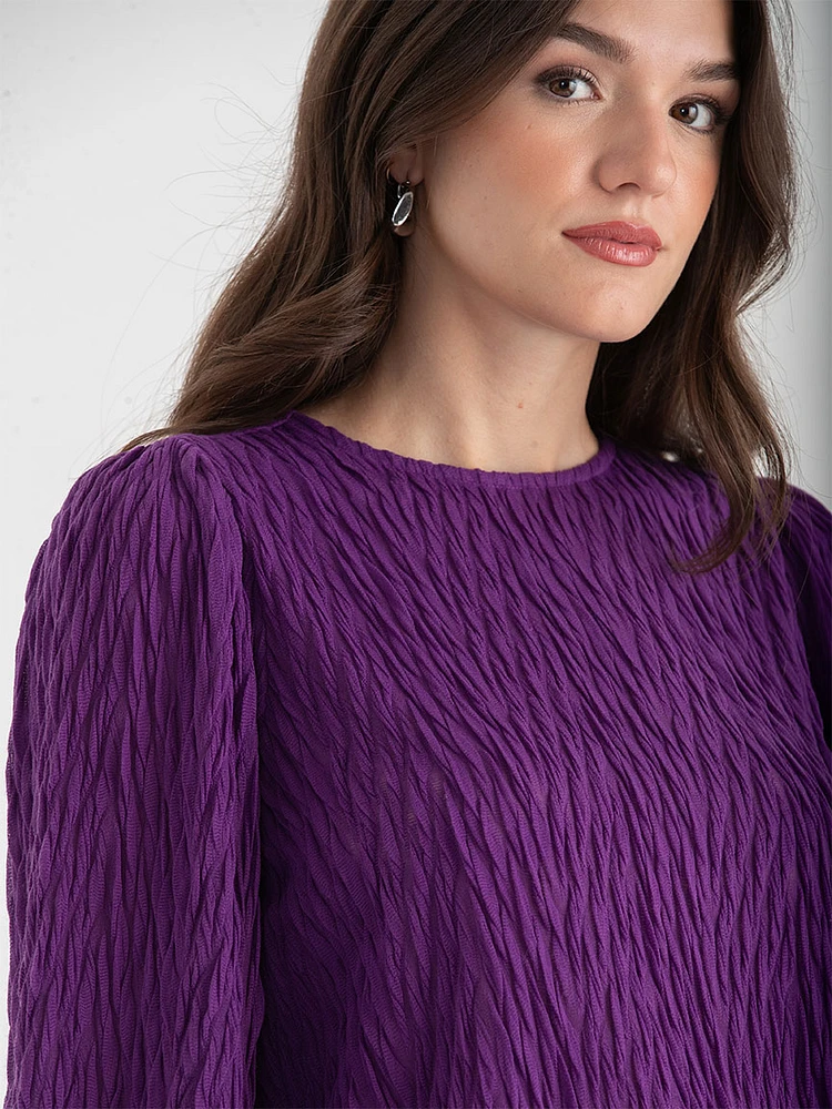 Textured Knit Top