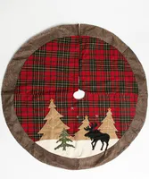 Festive Plaid Tree Skirt