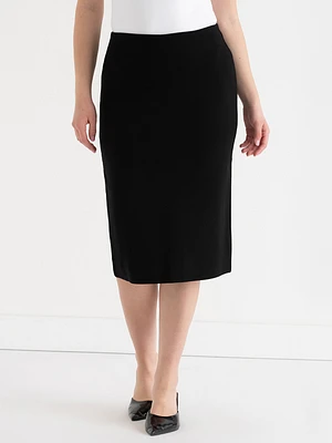 Luxe Ponte Pencil Skirt