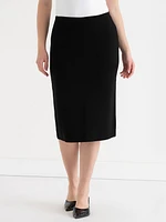 Luxe Ponte Pencil Skirt