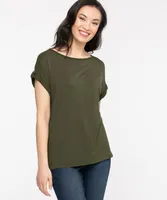 Extended Sleeve Woven Top