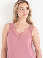 Satin Lace Cami