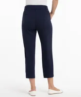 Scuba Crepe Straight Crop Pant