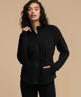 French Terry Zip Front Jacket