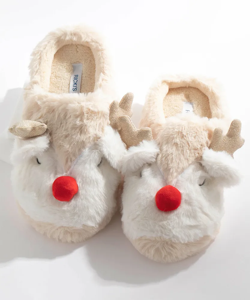 Reindeer Slippers