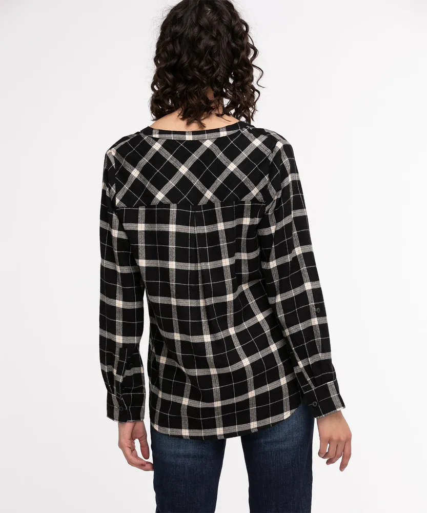 Long Sleeve Henley Flannel