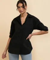 Oversized Collared Shirt