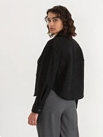 Zia Wool Blend Cropped Jacket