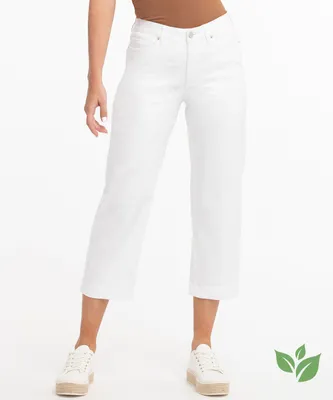 Eco-Friendly Slim Wide Crop Jean