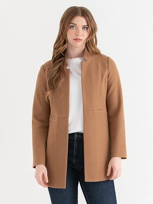 Long Line Felt Jacket