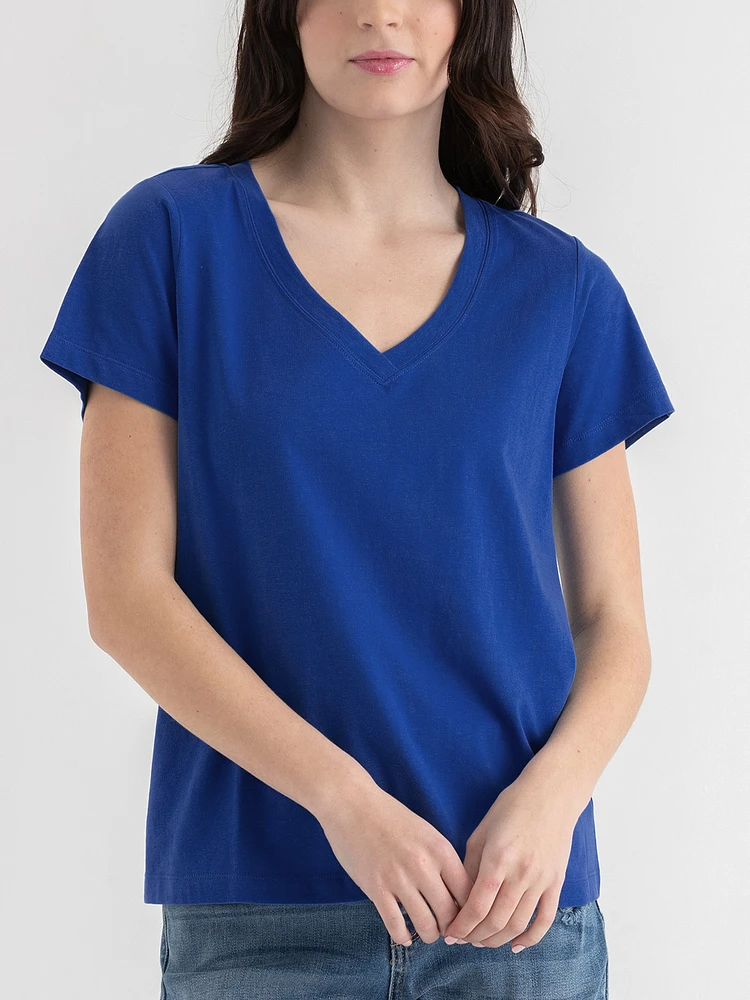 Relaxed V-Neck Tee