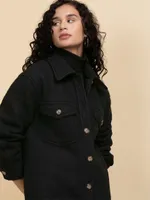 Zia Wool Blend Shirt Jacket