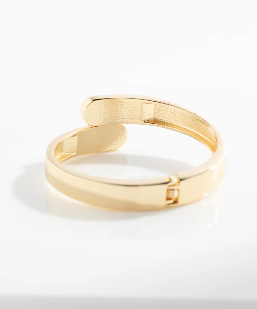 Gold Mini Cuff Bracelet