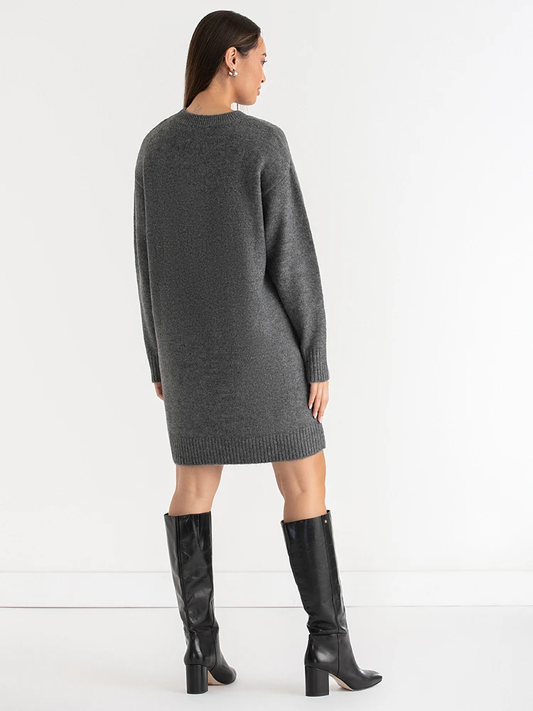 Crewneck Sweater Dress