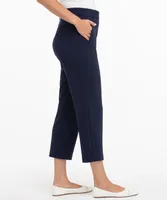 Scuba Crepe Straight Crop Pant