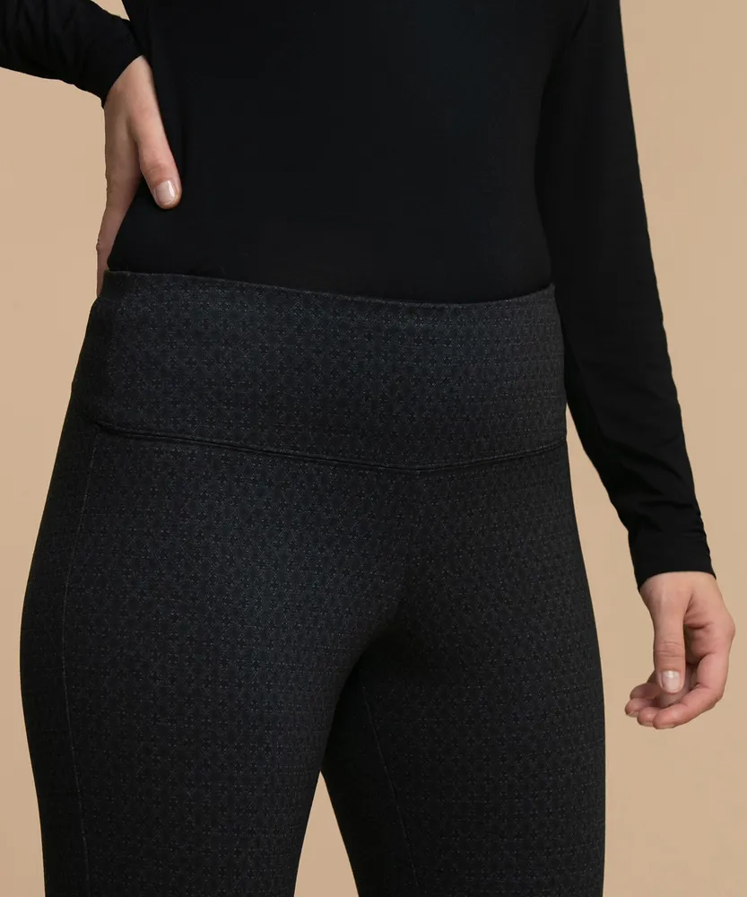 Charcoal Foulard Ponte Instant Smooth™ Legging