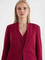 Brighton Lapelless Blazer