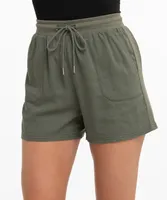 Pocketed Drawstring Short