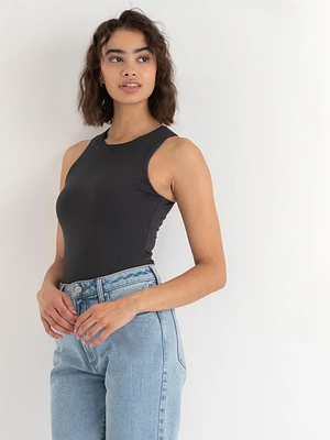 Sleeveless High-Neck Bodysuit