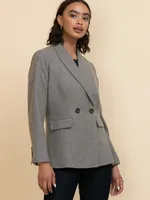 Double Breasted Wool Blazer