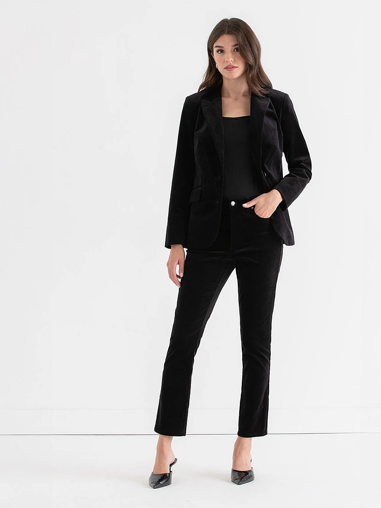 Velvet Slim Leg Pant