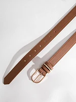 Classic Top Stitch Belt