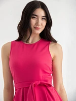 Peplum Top with Tie