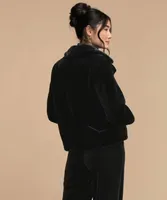 Black Faux Fur Jacket