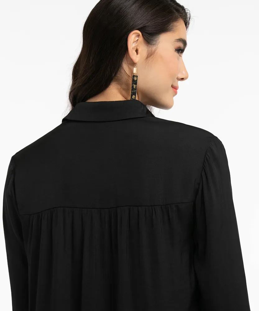 Long Sleeve Collared Shirt