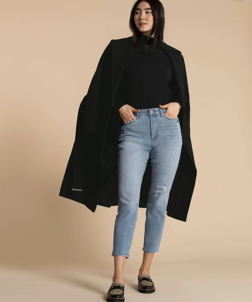 Margot Tapered Distressed Jeans