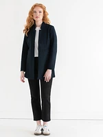 Long Line Felt Jacket