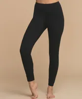 Black Yummy Fleece Legging